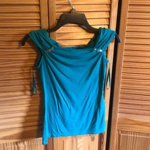 Turquoise top